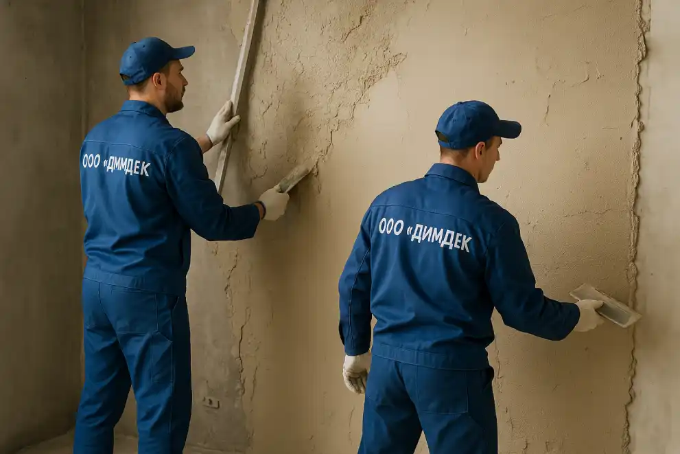 Штукатурка стен в Минске ООО ДИМДЕК